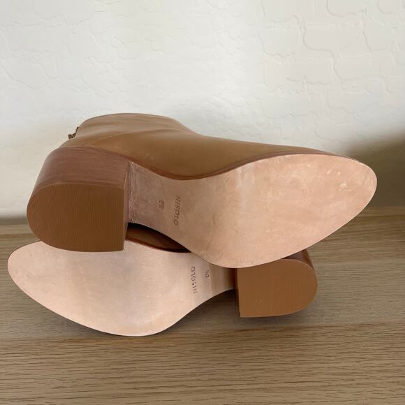Nisolo Dari Boot Almond Leather Ankle Boots Size 8.5 New in Box - Picture 7 of 8